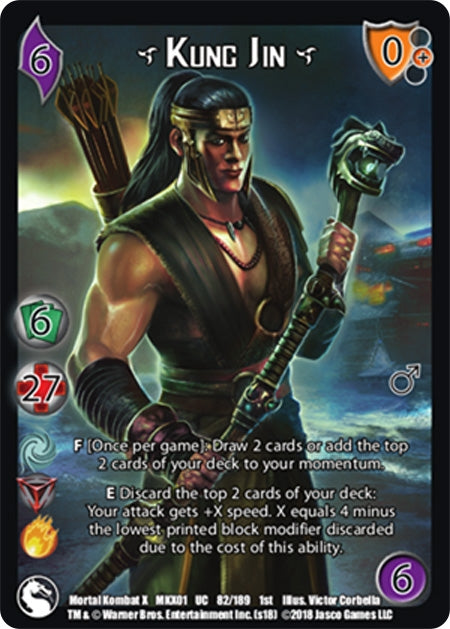 Image for Kung Jin* (Mortal Kombat X) (82) - UniVersus
