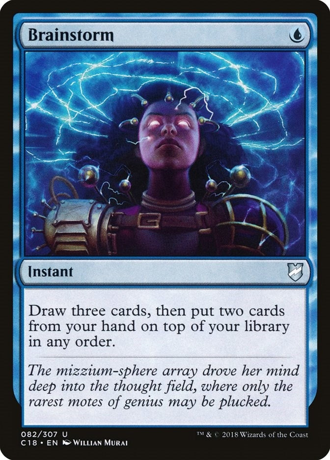 Image for Brainstorm (Commander 2018) (82) - Magic: The Gathering