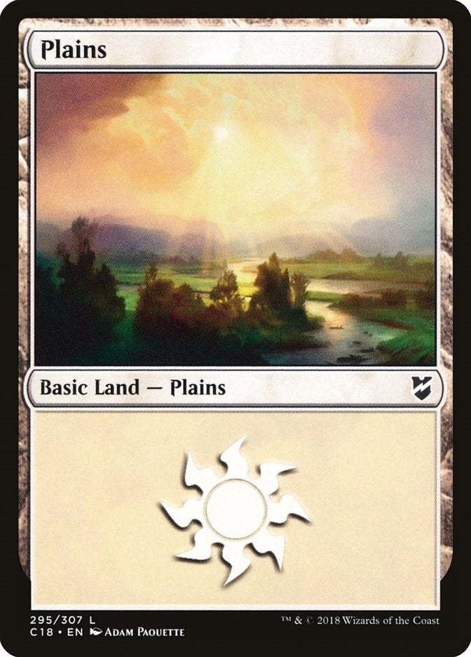 Image for Plains (295) (Commander 2018) (295) - Magic: The Gathering