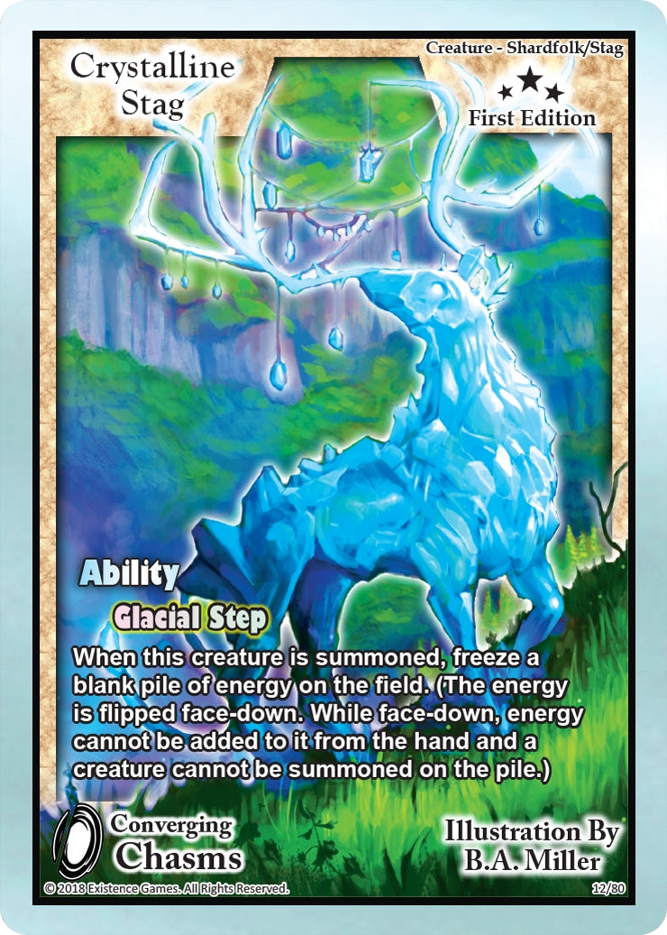 Image for Crystalline Stag (Converging Chasms) (12) - Exodus TCG