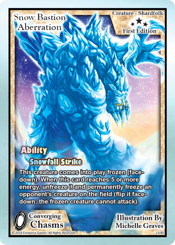 Image for Snow Bastion Aberration (Converging Chasms) (13) - Exodus TCG
