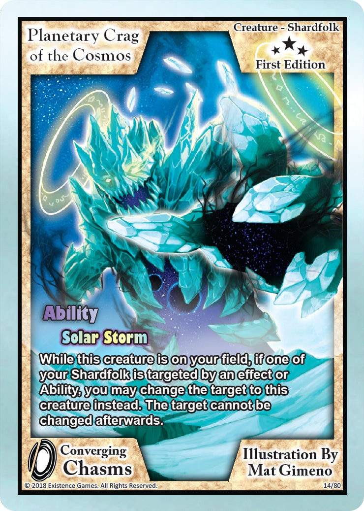 Image for Planetary Crag of the Cosmos (Converging Chasms) (14) - Exodus TCG