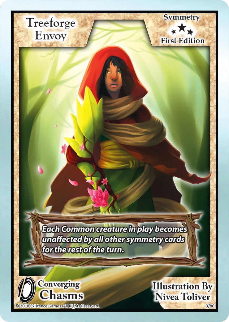 Image for Treeforge Envoy (Converging Chasms) (3) - Exodus TCG