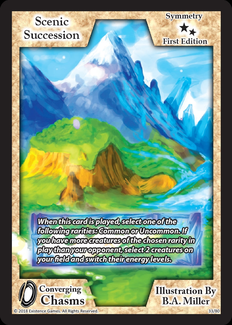 Image for Scenic Succession (Converging Chasms) (33) - Exodus TCG
