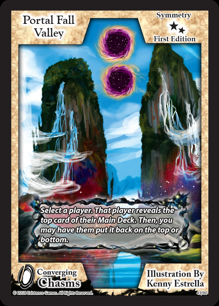 Image for Portal Fall Valley (Converging Chasms) (41) - Exodus TCG
