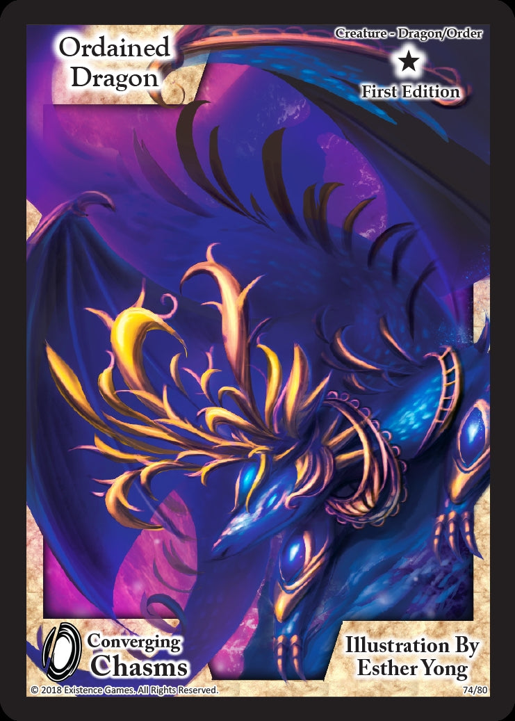 Image for Ordained Dragon (Converging Chasms) (74) - Exodus TCG