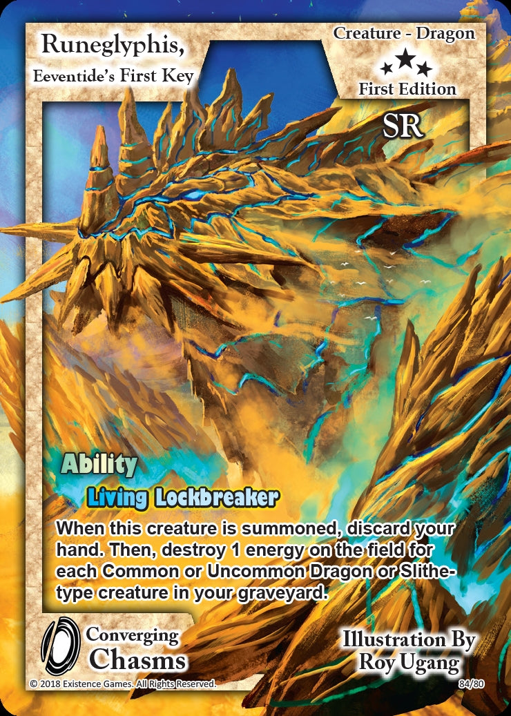 Image for Runeglyphis, Eeventide's First Key (Converging Chasms) (84) - Exodus TCG