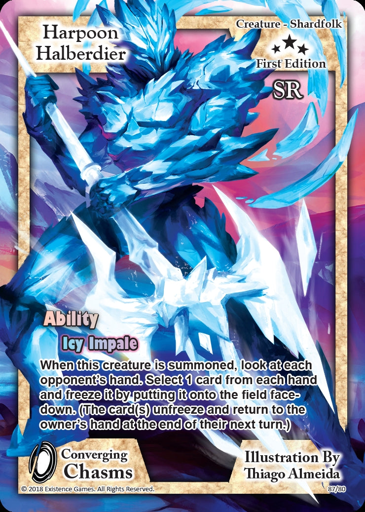 Image for Harpoon Halberdier (Converging Chasms) (87) - Exodus TCG