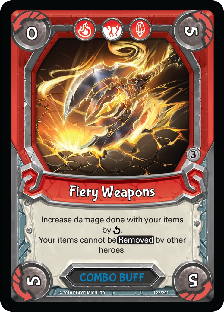 Image for Fiery Weapons (Unclaimed) [Kindred]