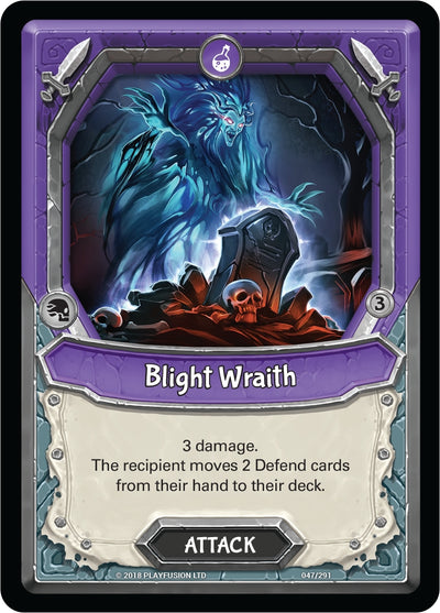 Blight Wraith (Unclaimed) [Kindred]