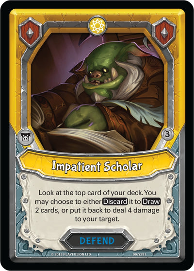Impatient Scholar (Unclaimed) [Kindred]