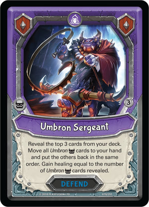 Image for Umbron Sergeant (Unclaimed) [Kindred]