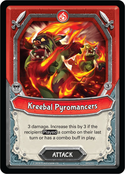 Kreebal Pyromancers (Unclaimed) [Kindred]