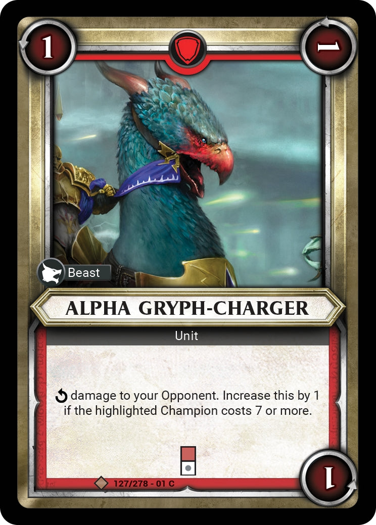 Alpha Gryph Charger Unclaimed (127) [WHAOSC]