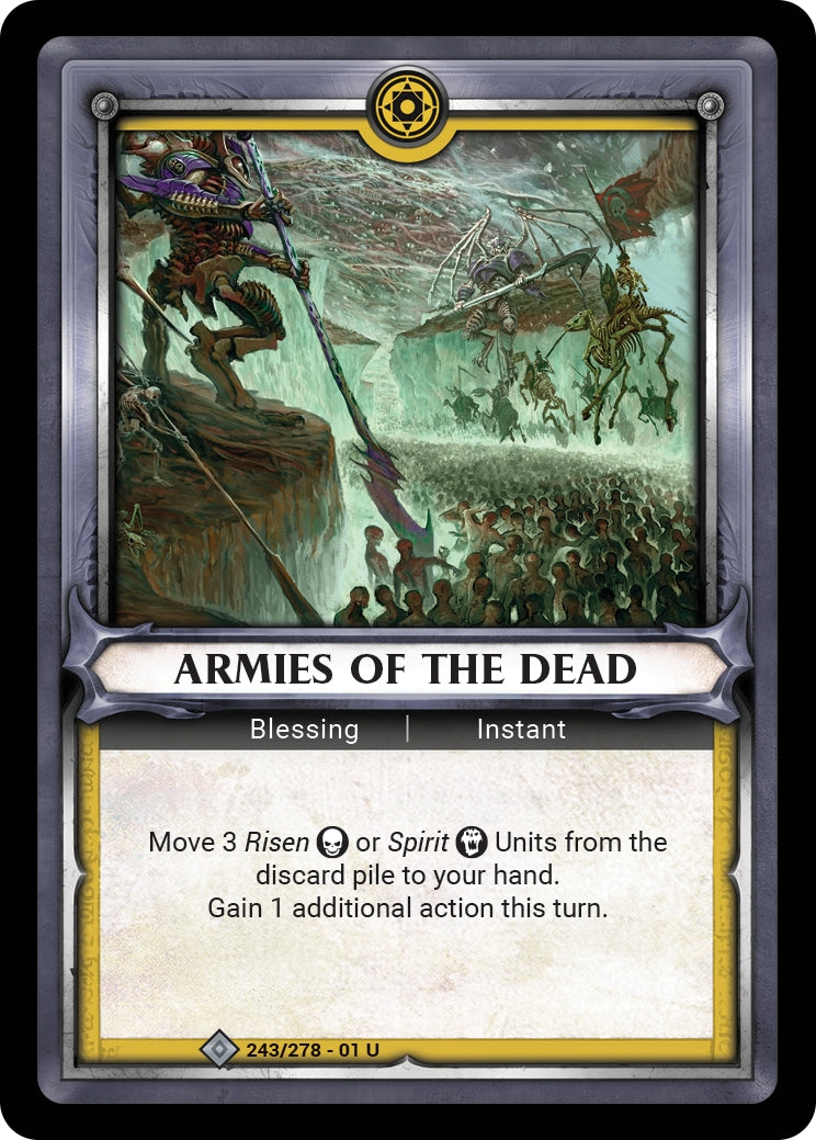 Armies of the Dead Unclaimed (243) [WHAOSC] - Warhammer Age of Sigmar Champions TCG Single