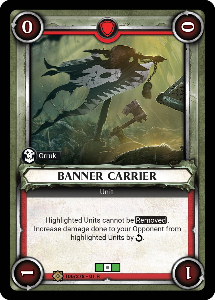 Banner Carrier Unclaimed (106) [WHAOSC] - Warhammer Age of Sigmar Champions TCG Single