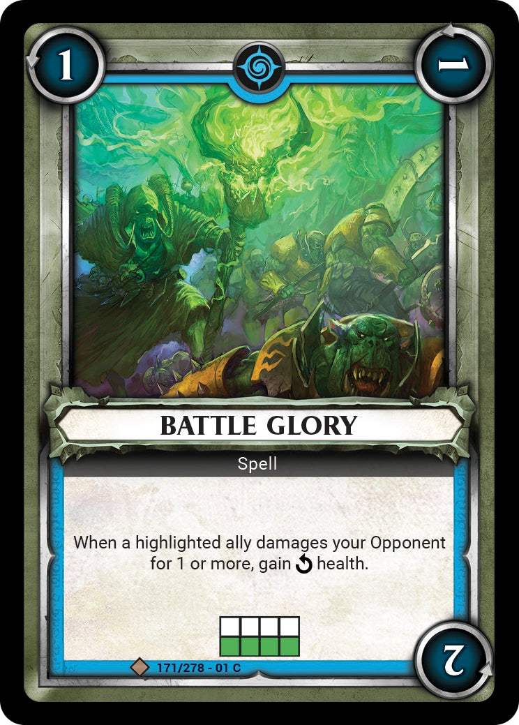 Battle Glory Unclaimed (171) [WHAOSC] - Warhammer Age of Sigmar Champions TCG Single