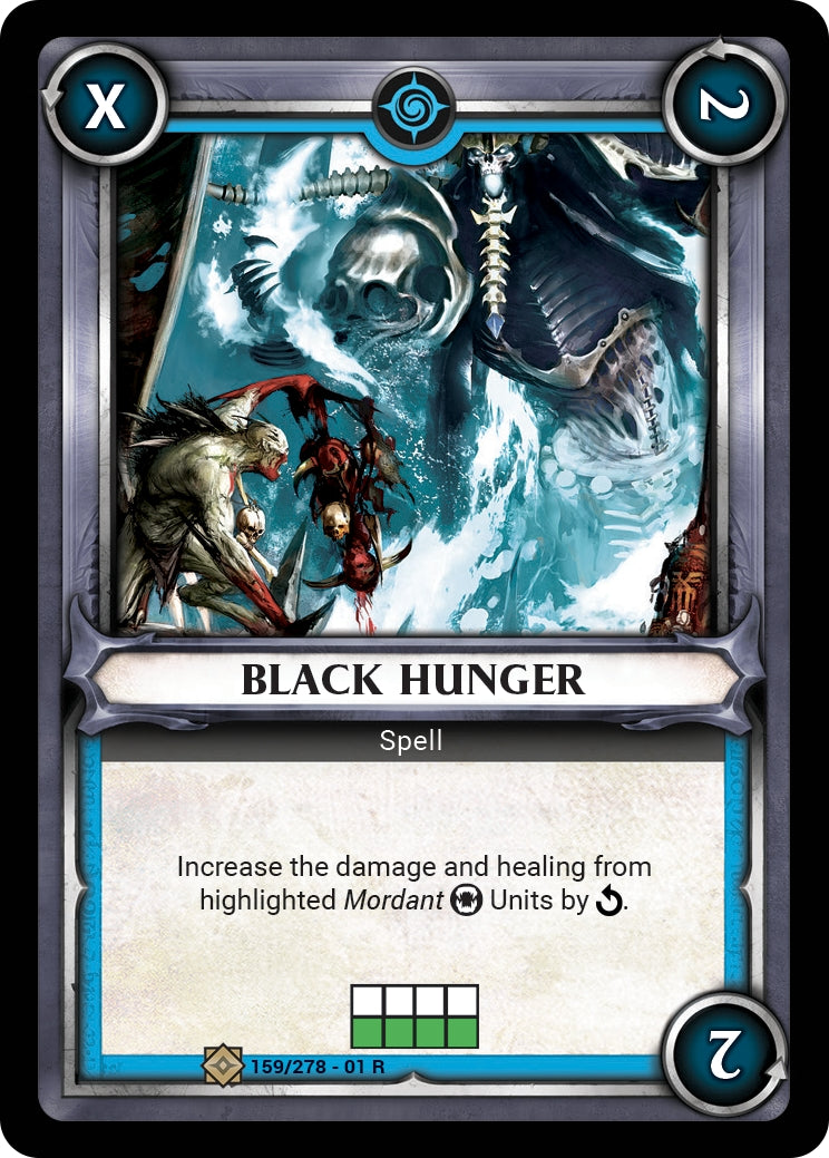 Black Hunger Unclaimed (159) [WHAOSC] - Warhammer Age of Sigmar Champions TCG Single