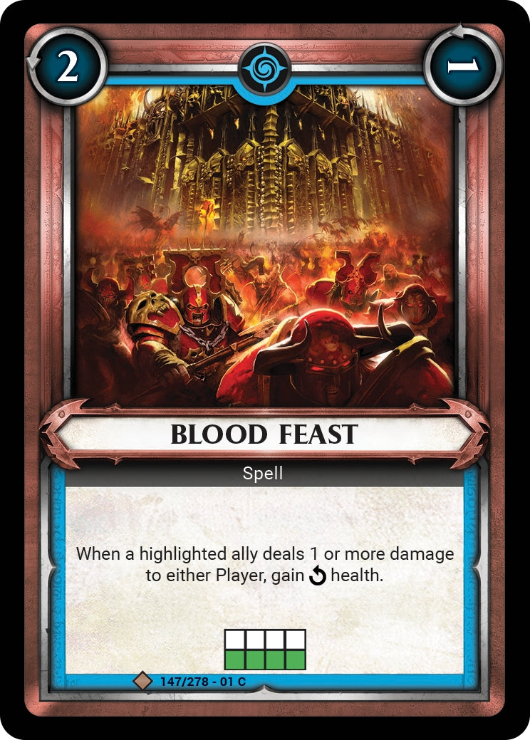 Blood Feast Unclaimed (147) [WHAOSC] - Warhammer Age of Sigmar Champions TCG Single