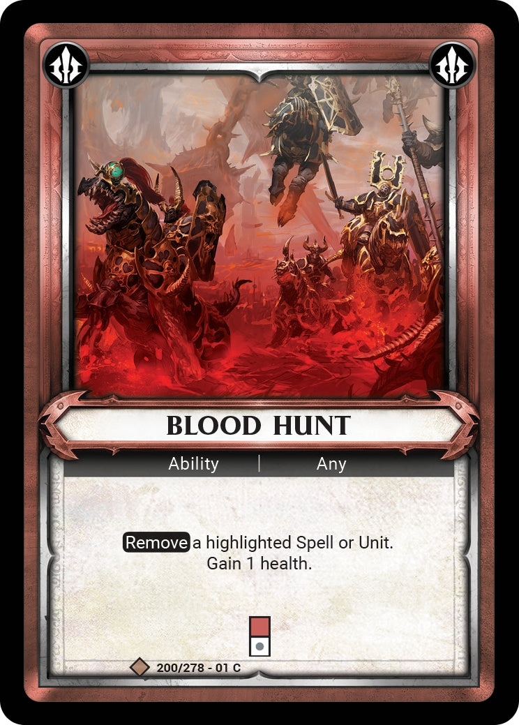 Blood Hunt Unclaimed (200) [WHAOSC] - Warhammer Age of Sigmar Champions TCG Single
