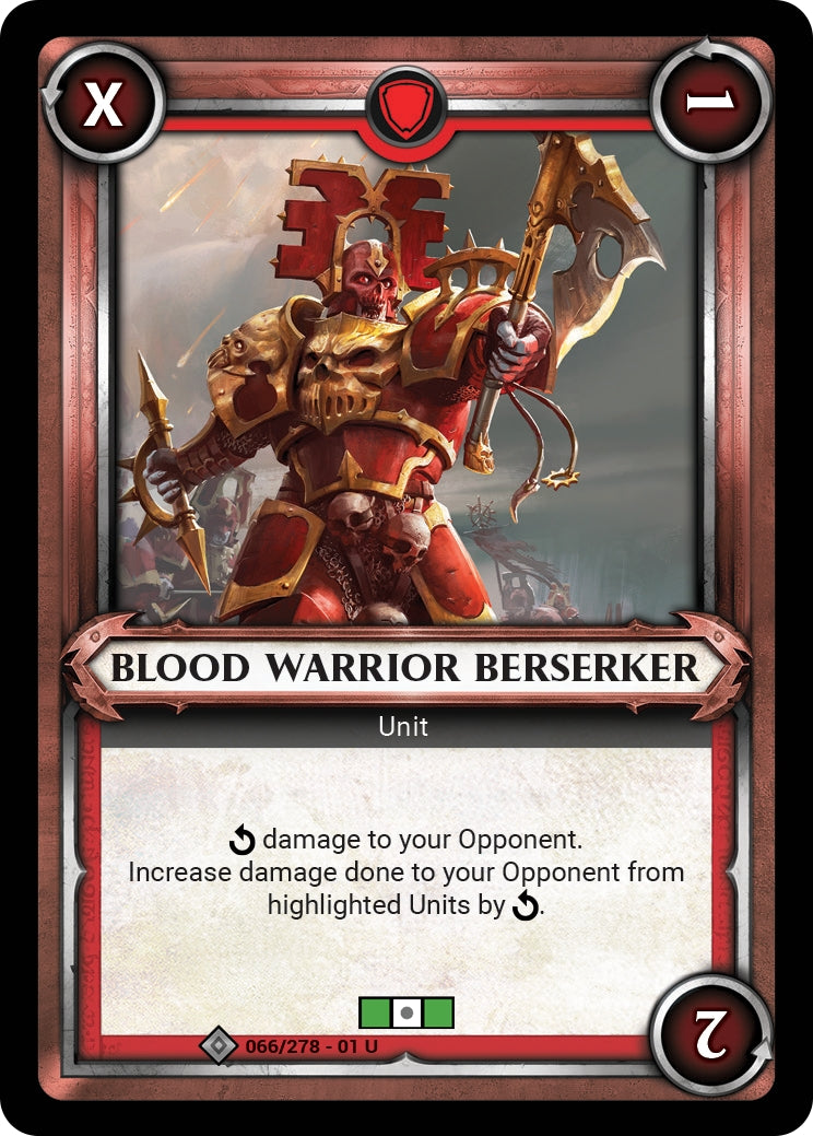 Blood Warrior Berserker Unclaimed (066) [WHAOSC]