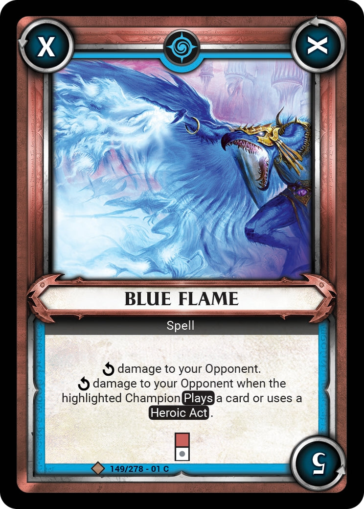 Blue Flame Unclaimed (149) [WHAOSC] - Warhammer Age of Sigmar Champions TCG Single