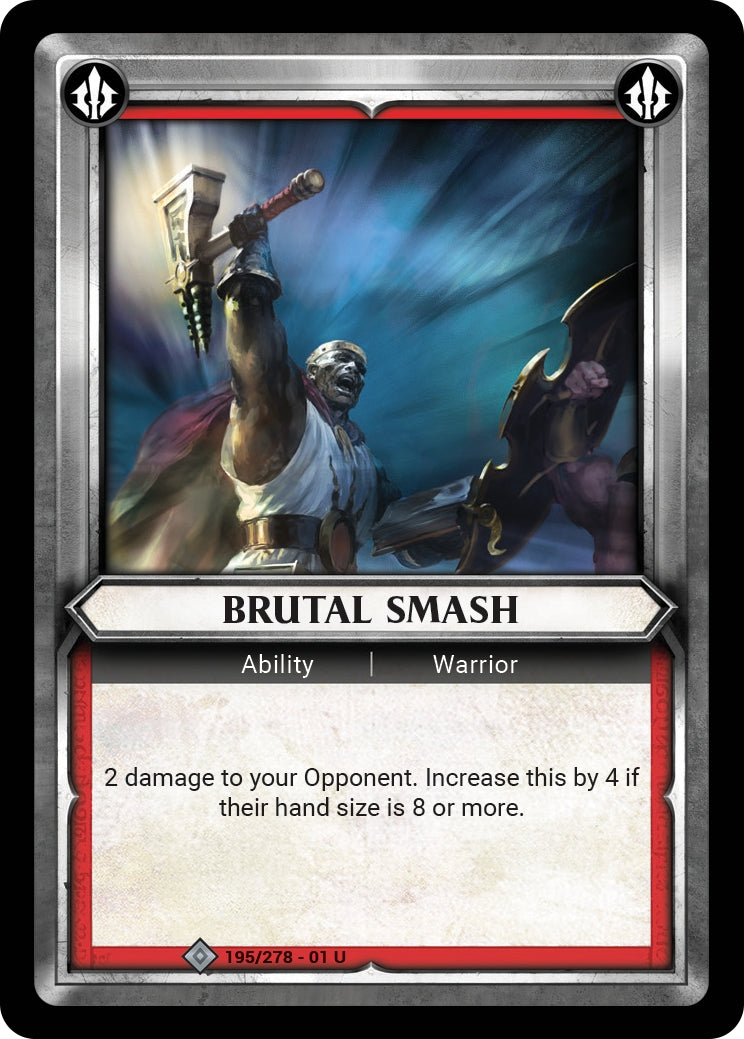 Brutal Smash Unclaimed (195) [WHAOSC] - Warhammer Age of Sigmar Champions TCG Single
