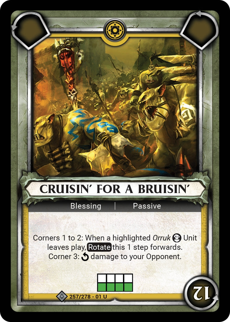 Cruisin for a Bruisin Unclaimed (257) [WHAOSC] - Warhammer Age of Sigmar Champions TCG Single