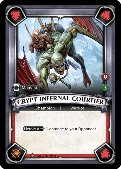 Crypt Infernal Courtier Unclaimed (021) [WHAOSC]