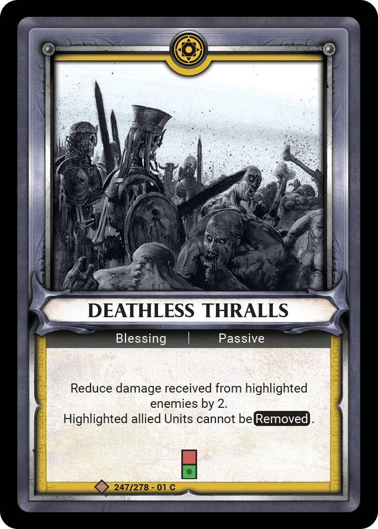 Deathless Thralls Unclaimed (247) [WHAOSC] - Warhammer Age of Sigmar Champions TCG Single