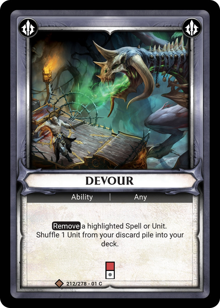 Devour Unclaimed (212) [WHAOSC] - Warhammer Age of Sigmar Champions TCG Single