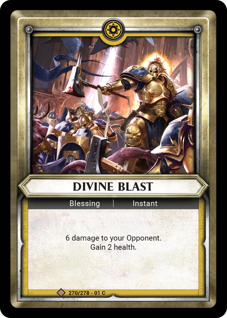 Divine Blast Unclaimed (270) [WHAOSC] - Warhammer Age of Sigmar Champions TCG Single