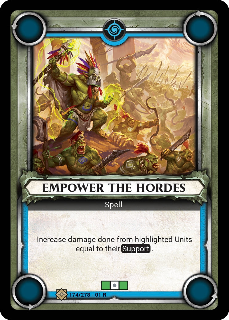 Empower the Hordes Unclaimed (174) [WHAOSC] - Warhammer Age of Sigmar Champions TCG Single