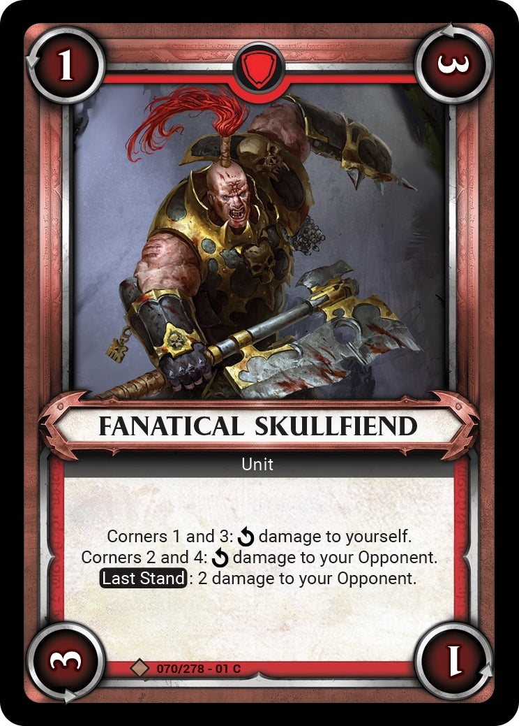 Fanatical Skullfiend Unclaimed (070) [WHAOSC] - Warhammer Age of Sigmar Champions TCG Single