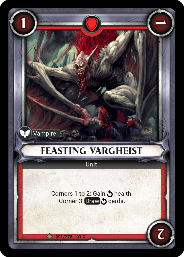 Feasting Vargheist Unclaimed (091) [WHAOSC] - Warhammer Age of Sigmar Champions TCG Single