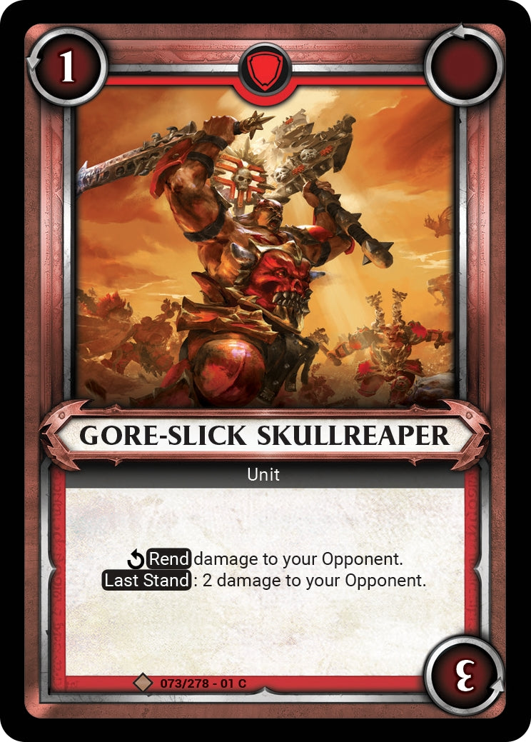 Gore Slick Skullreaper Unclaimed (073) [WHAOSC] - Warhammer Age of Sigmar Champions TCG Single
