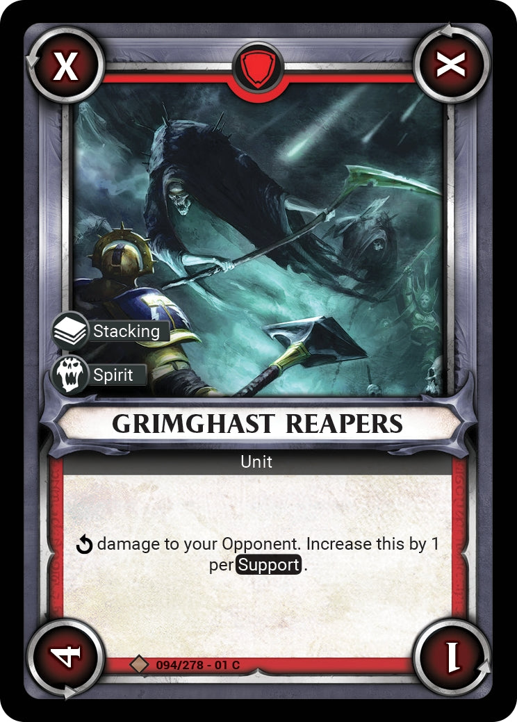 Grimghast Reapers Unclaimed (094) [WHAOSC] - Warhammer Age of Sigmar Champions TCG Single