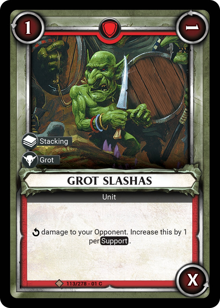 Grot Slashas Unclaimed (113) [WHAOSC] - Warhammer Age of Sigmar Champions TCG Single