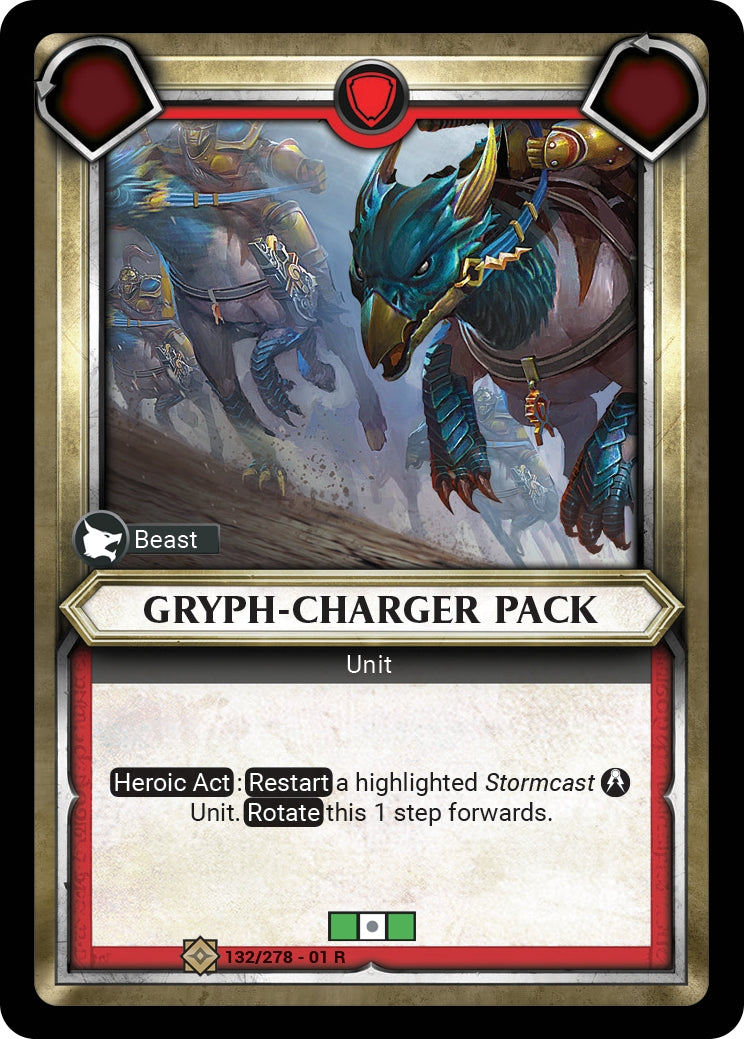Gryph Charger Pack Unclaimed (132) [WHAOSC] - Warhammer Age of Sigmar Champions TCG Single
