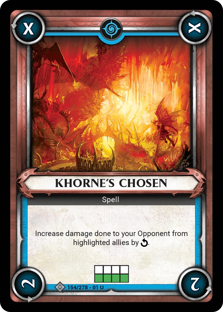 Khornes Chosen Unclaimed (154) [WHAOSC] - Warhammer Age of Sigmar Champions TCG Single