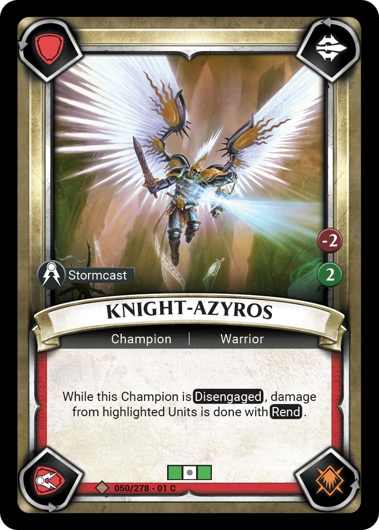 Knight Azyros Unclaimed (050) [WHAOSC] - Warhammer Age of Sigmar Champions TCG Single