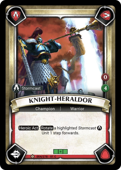 Knight Heraldor Unclaimed (054) [WHAOSC]
