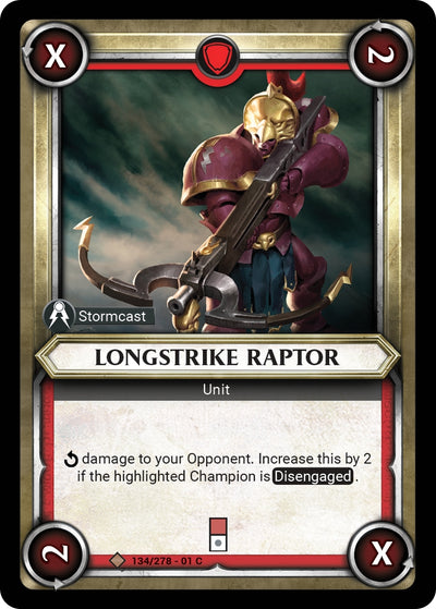 Longstrike Raptor Unclaimed (134) [WHAOSC]
