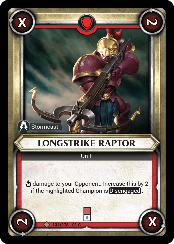 Longstrike Raptor Unclaimed (134) [WHAOSC] - Warhammer Age of Sigmar Champions TCG Single