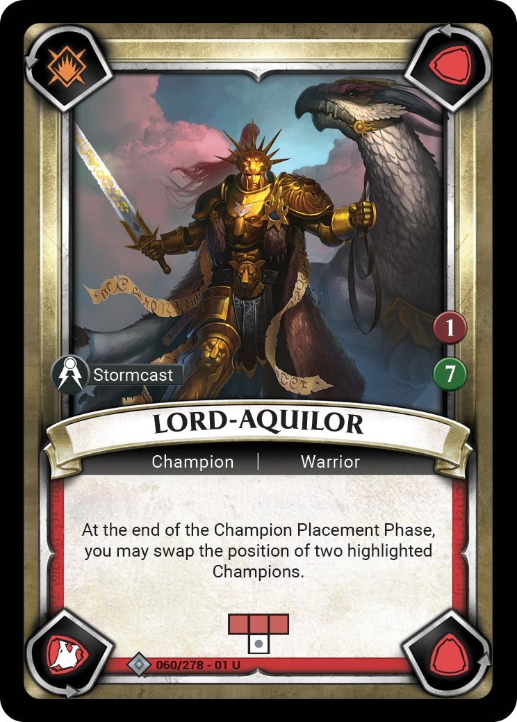 Lord Aquilor Unclaimed (060) [WHAOSC] - Warhammer Age of Sigmar Champions TCG Single