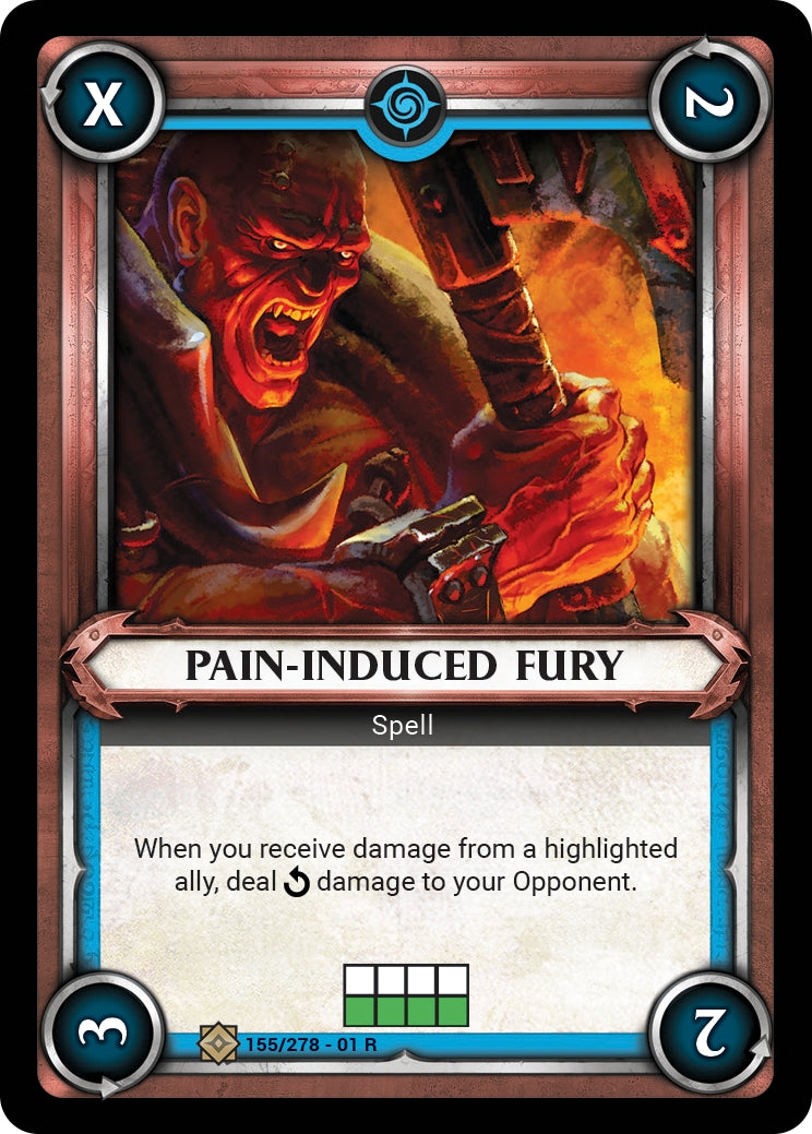 Pain Induced Fury Unclaimed (155) [WHAOSC] - Warhammer Age of Sigmar Champions TCG Single