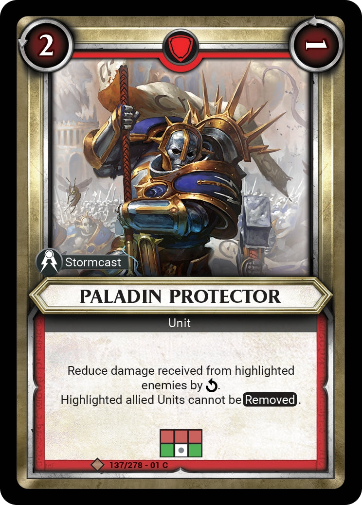 Paladin Protector Unclaimed (137) [WHAOSC]