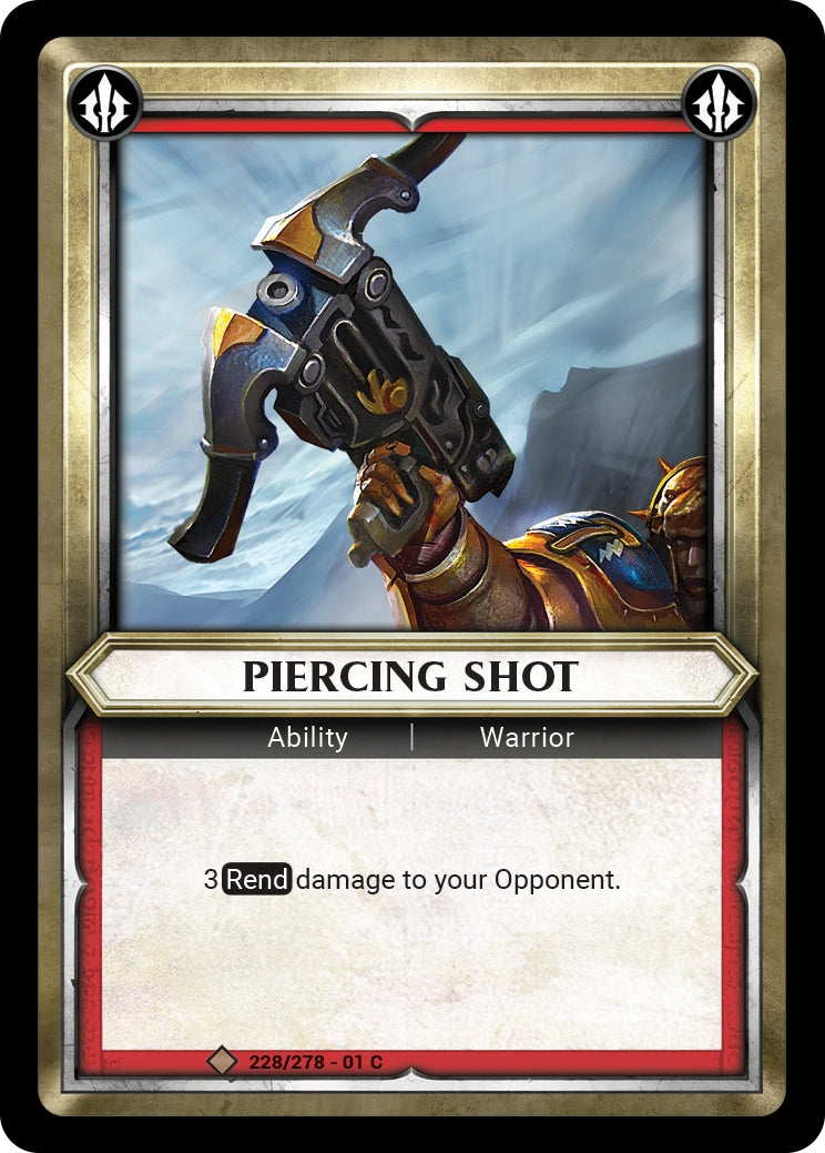 Piercing Shot Unclaimed (228) [WHAOSC] - Warhammer Age of Sigmar Champions TCG Single