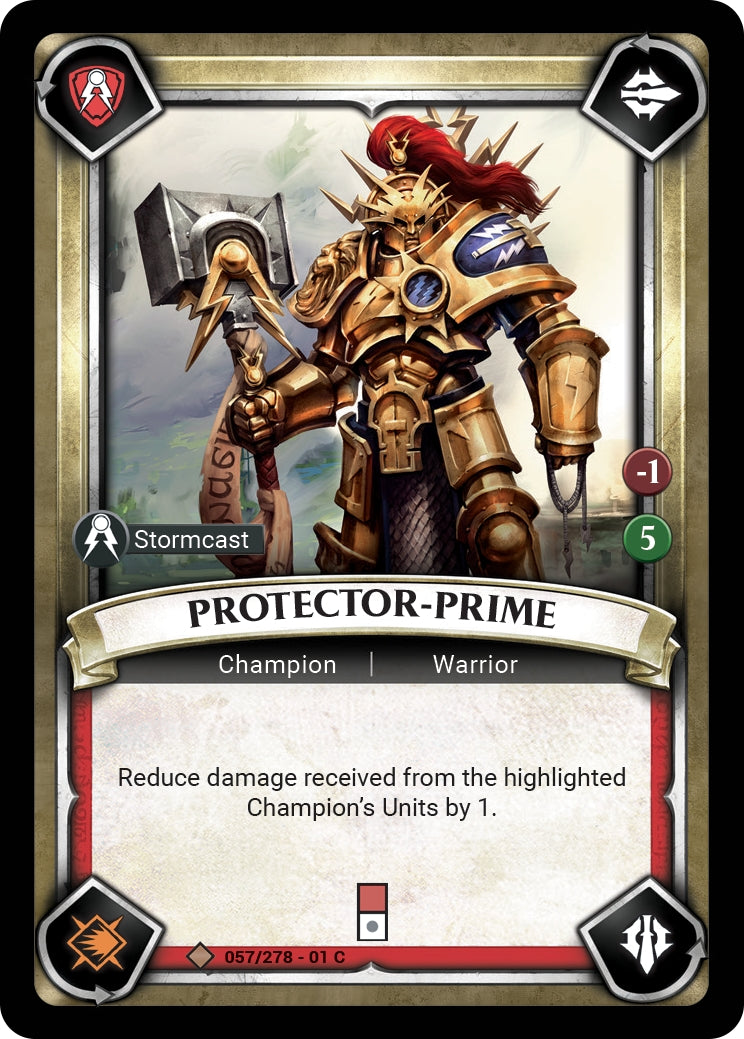 Protector Prime Unclaimed (057) [WHAOSC] - Warhammer Age of Sigmar Champions TCG Single