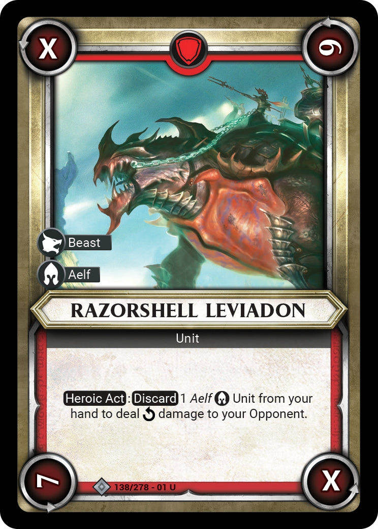 Razorshell Leviadon Unclaimed (138) [WHAOSC] - Warhammer Age of Sigmar Champions TCG Single